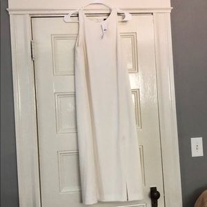 White Ann Taylor Midi Dress size 8